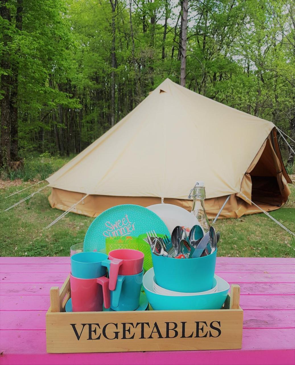 Camping Bois De St Hilaire Chalandray Exterior photo